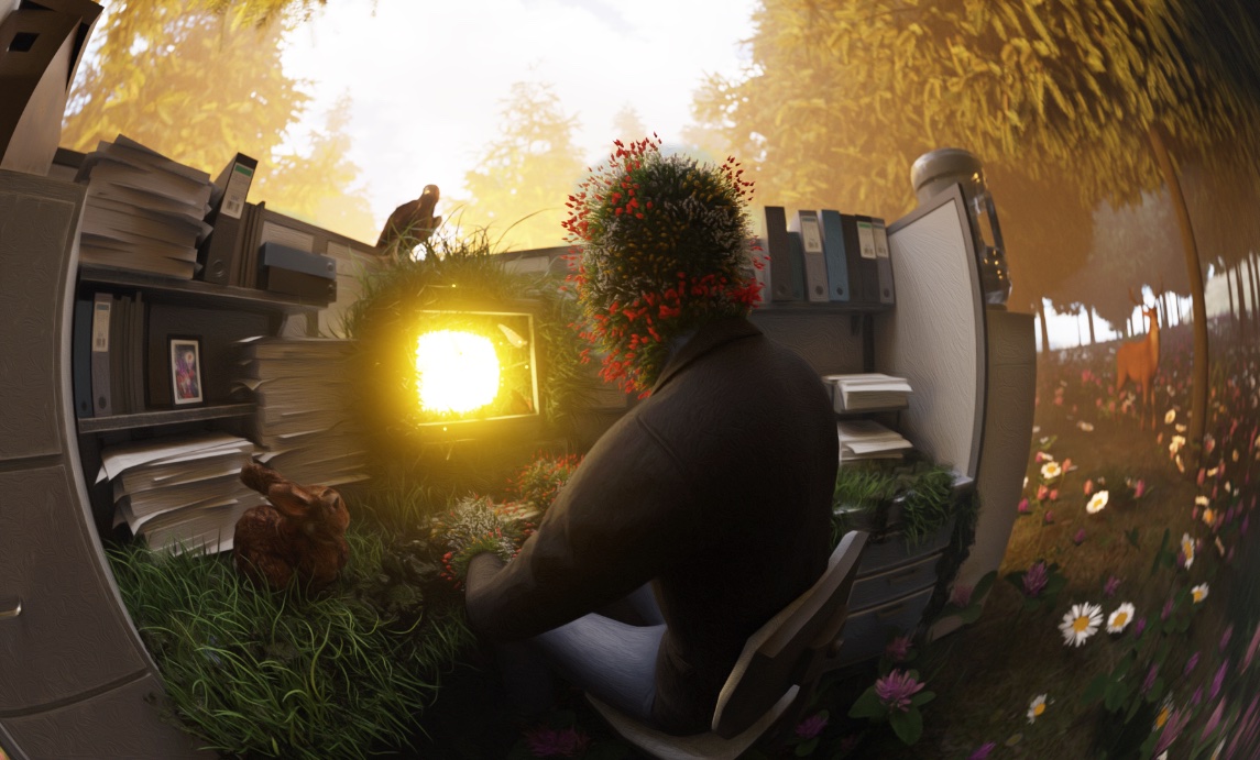 KidderWibbit's tweet photo. Call to nature.
#blender3d #SURREALISM https://t.co/jP0XoUw3wk