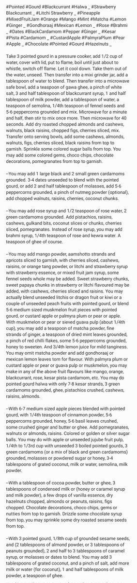 RituparnaP1904's tweet image. #Pointed #Gourd #Blackcurrant #Halwa _ #Strawberry #Litchi _ #Pineapple #MixedFruitJam #Orange #Mango #Mint #Matcha #Lemon _ #Gondhoraaj #Mexican #Lemon _ #Rose #Brahmi _ #Dates #BlackCardamom #Pepper #Ginger _

facebook.com/photo/?fbid=22…