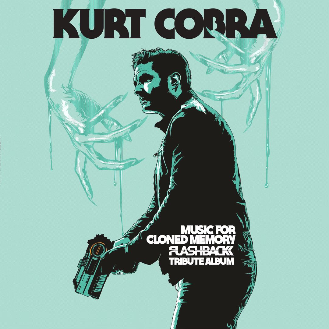 realarttitude's tweet photo. First production from our music label: Stereo Rōnin 🔥
Kurt Cobra’s « Music For Cloned Memory », a Flashback tribute album.
Get your copy now from @RespawnedRec 
Art: @craniodsgn https://t.co/bUU1rIQTFf