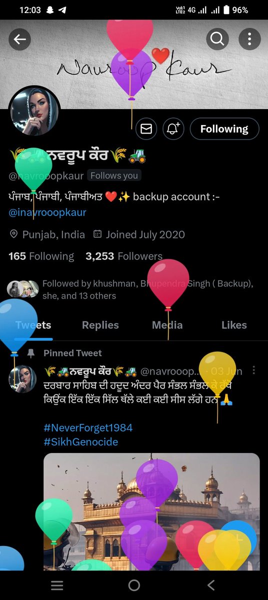 ਜਨਮਦਿਨ ਮੁਬਾਰਕ ਆੜੀ ਜਿਉਂਦੇ ਵਸਦੇ ਰਹੋ ਬਾਬਾ ਖ਼ੂਬ ਤਰੱਕੀਆਂ ਬਖ਼ਸੇ <a href="/navrooopkaur/">🌾🚜ਨਵਰੂਪ ਕੌਰ🌾🚜</a> 🎂🌹❤️‍🔥