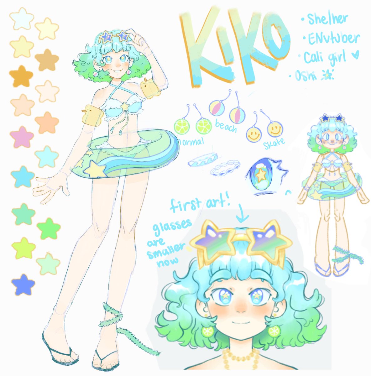 danii_devito's tweet photo. DONE!! Her third outfit will stay as a sketch bc its just a fun optional fit, the first two are her main! It’s not perfect but good enough! 🌟 https://t.co/HFxnZW3wwP