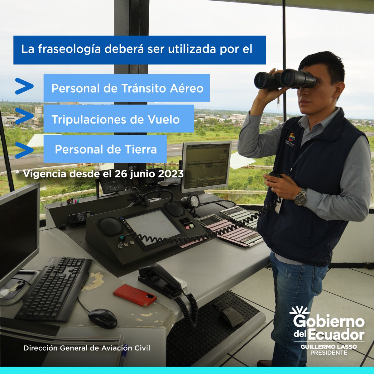 DGAC_Ecuador's tweet image. Trabajar en #SeguridadOperacional es tarea de todos Desde el 26 de junio de 2023 se aplica el nuevo 𝐌𝐚𝐧𝐮𝐚𝐥 𝐝𝐞 𝐅𝐫𝐚𝐬𝐞𝐨𝐥𝐨𝐠𝐢́𝐚 𝐀𝐞𝐫𝐨𝐧𝐚́𝐮𝐭𝐢𝐜𝐚 𝐲 𝐏𝐫𝐨𝐜𝐞𝐝𝐢𝐦𝐢𝐞𝐧𝐭𝐨𝐬 𝐑𝐚𝐝𝐢𝐨𝐭𝐞𝐥𝐞𝐟𝐨́𝐧𝐢𝐜𝐨𝐬. Revísalo ⏩ goo.su/s79V0DS.