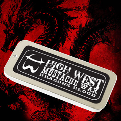 Dragons Blood Mustache Wax highwestbeard.com/product/dragon… #beard #beardlife #beardoil #beardgang