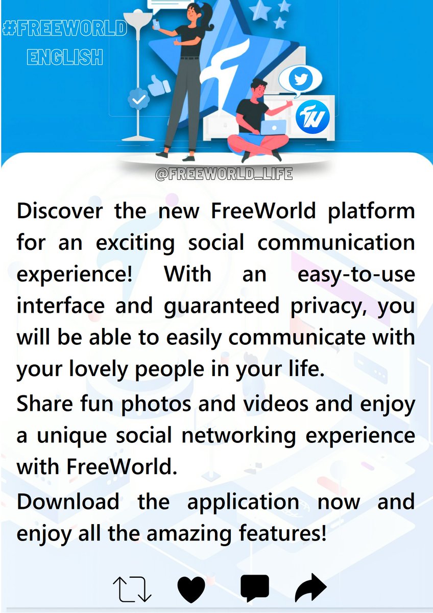 freeworld_life's tweet photo. Discover the #FreeWorld, our amazing new social medial platform!!

#ÖzkanUğur
#Happy10thAnniversaryARMY
#U21EURO https://t.co/iKKnLoMG0G