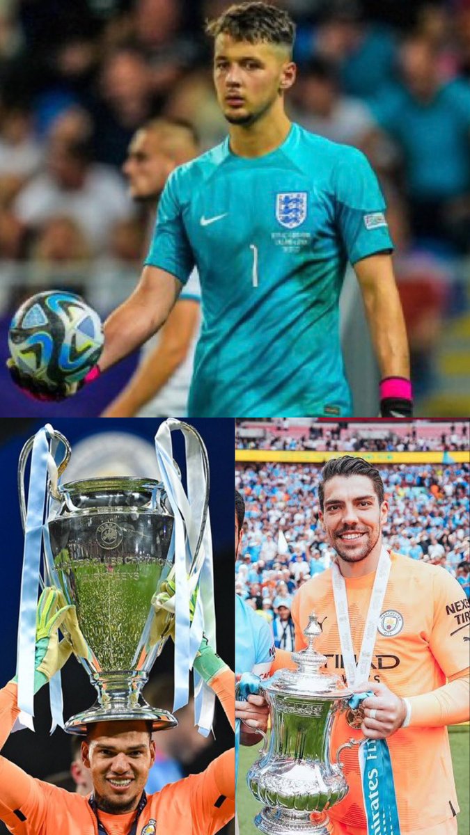 IEruona's tweet photo. Ederson Conceded 3 in the UCL knockout
Ortega conceded 1 in the FA cup run.
Trafford conceded 0 in the U21 European championship.

Fellow football lovers, I give you.
MANCHESTER CITY FC. 🤩 https://t.co/p8FjSrvfB3