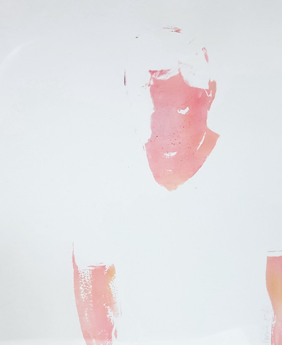 One of my favourite lino print..it's amazying how happy accidents happen..I really can't just print from a lino cut, I have to move on from the straight forward print and change it up a bit..
Hope you like it.