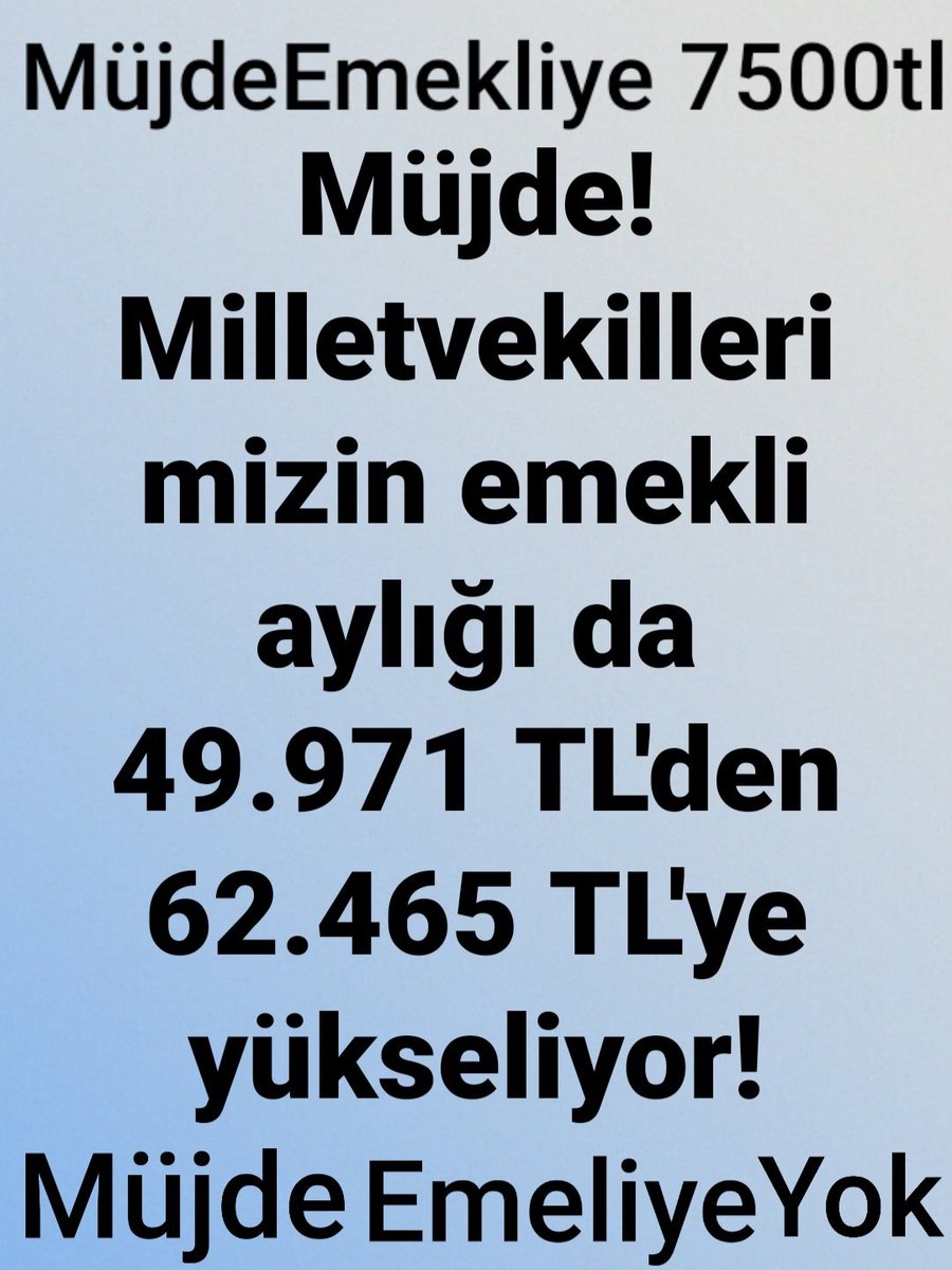 hsan5238274's tweet photo. @ozgurerdursun Müjdeler olsun 7500tl Aylık 7500tl oldu Davul zurna eşliğinde Halay çekecekler. Maşallah Elhamdülillah diyerek. https://t.co/5F1rOY72BK