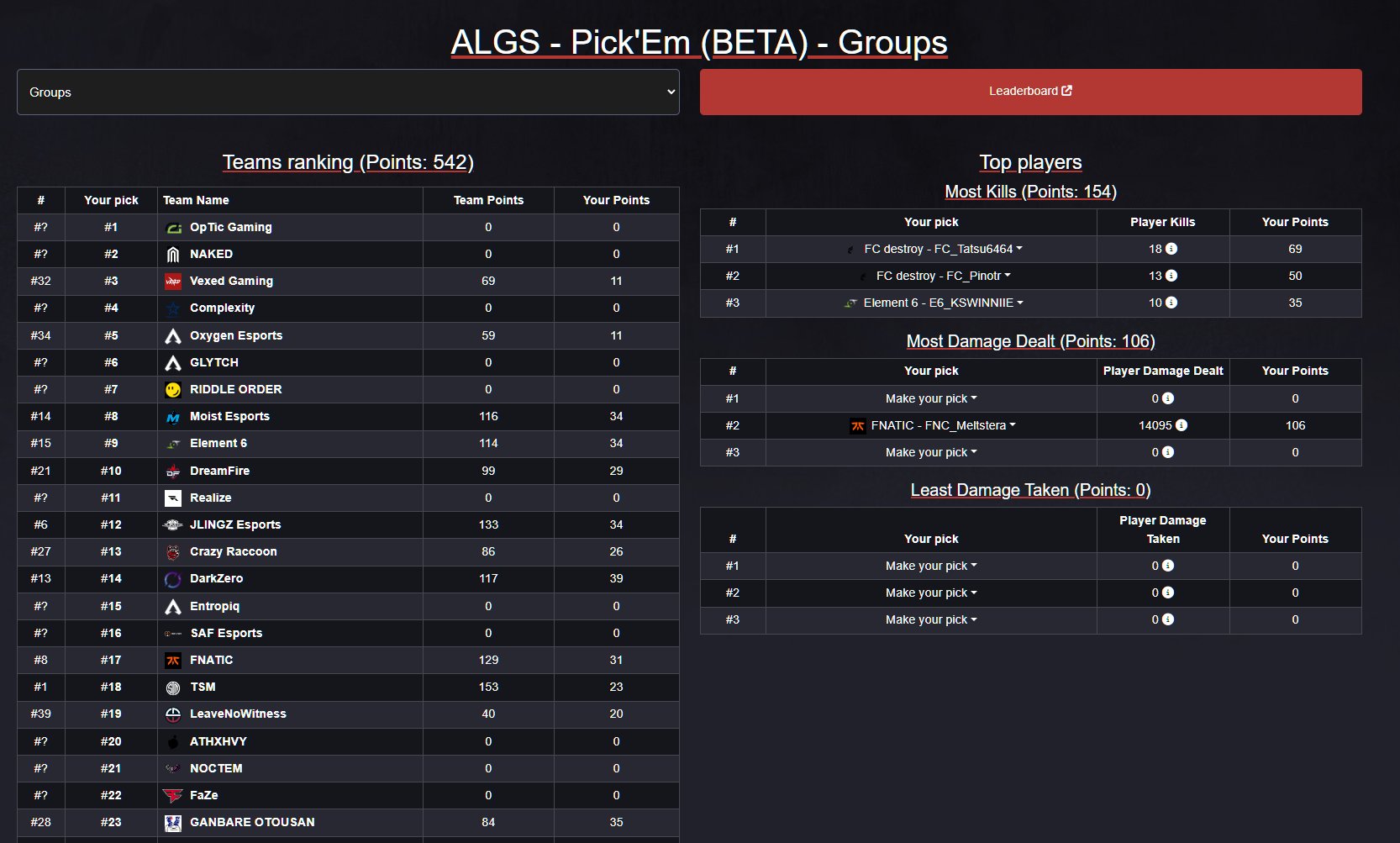 Apex legends status on twitter algs pick em coming tomorrow on