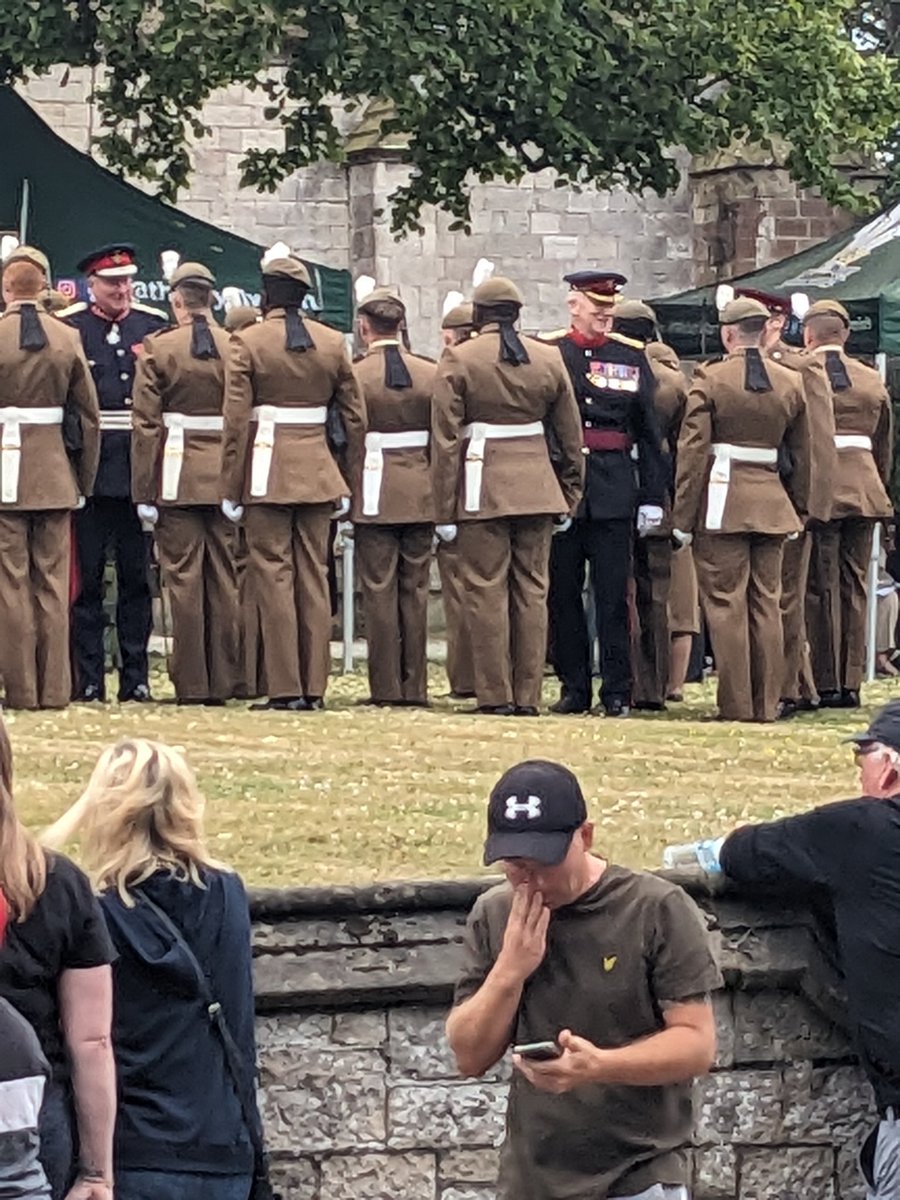 WalesCPR's tweet photo. Great to see the @RoyalWelshBand and @TheRoyalWelsh  at Today's Freedom of @cityofstasaph . Great event. Good to see my pal Nigel  Locke after his success at the Welsh Veterans awards winning a silver award in the volunteer of the year award @ValleyVeterans1 https://t.co/khMJogrm5d