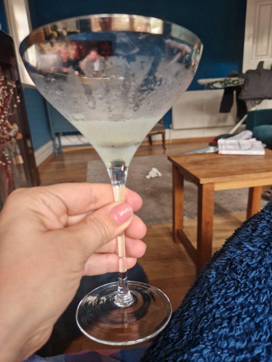 TFW you're finally home after conference and the other half furnishes you with what is called a 'Corpse Reviver #2'