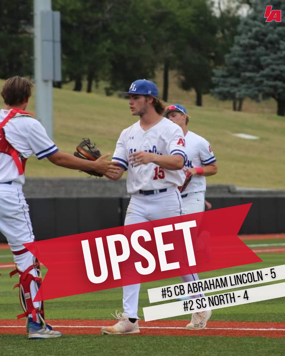 🚨 Upset Alert 🚨 
A stunner in Sioux City as <a href="/baseball_lynx/">LynxBaseball - Abraham Lincoln HS</a> comes in and captures the win over the Stars! What an outing! 
#iahsbb