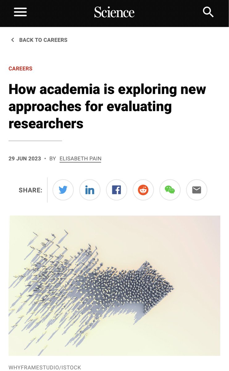 amdelvaz's tweet photo. “Cómo el mundo académico está explorando nuevos enfoques para evaluar a los investigadores”. Es el mundo y no solo España quien está en el cambio #ResearchAssesment https://t.co/Eu6JK0rZ0y https://t.co/dh3sN0nYOk