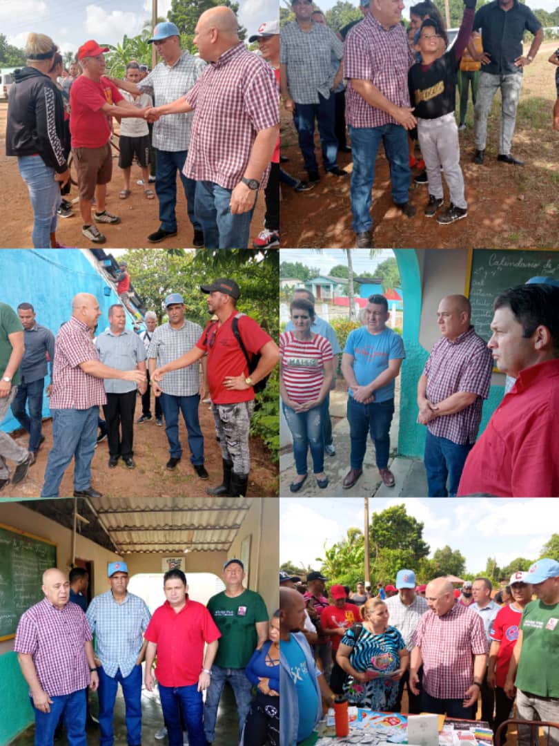 IzquierdoAlons1's tweet photo. Participamos junto a Roberto Morales Ojeda, Miembro  del Buró  Político y Secretario de Organización  del CCPCC, en sábado abrazando el barrio en la comunidad La Loma en #CiegodeAvila.
#LatirAvileño 
#LatirXUn26DeVictorias https://t.co/5CAbhwKs9d