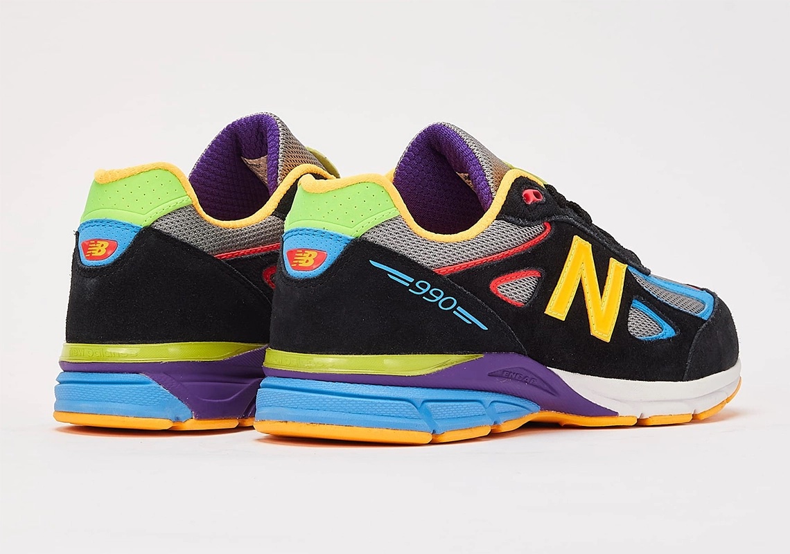 The DTLR x New Balance 990v4 "Wild Style 2.0" releases on July 14th 🗓️