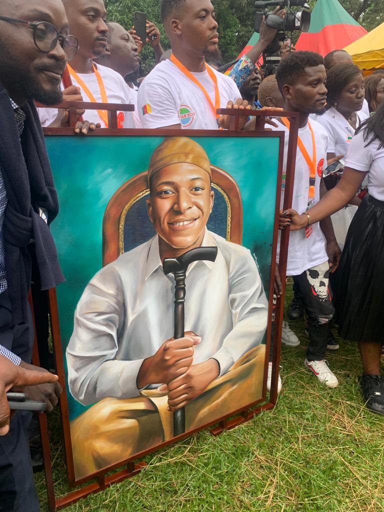 AfricaFactsZone's tweet photo. Kylian Mbappe constructed schools in Cameroon. He is visiting them during his first trip to his country of origin, Cameroon.

He also visited his father's village, Jebale.

He said he feels proud to visit the country. https://t.co/XAs19NIlbE