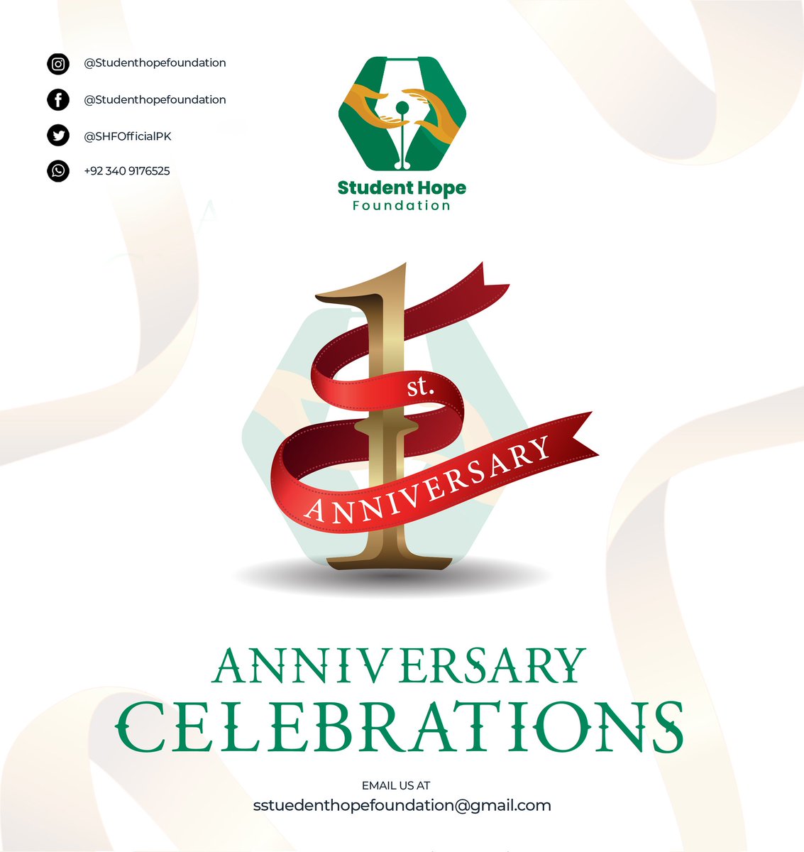 SHFOfficialPK's tweet photo. πCelebrating one year of making a difference! Thank you for joining us on this incredible journey as we mark the first anniversary of the Student Hope Foundation.
Together, we have achieved so much in empowering student philanthropy and bringing hope through education.
#SHFians https://t.co/m6mw1WZwrV