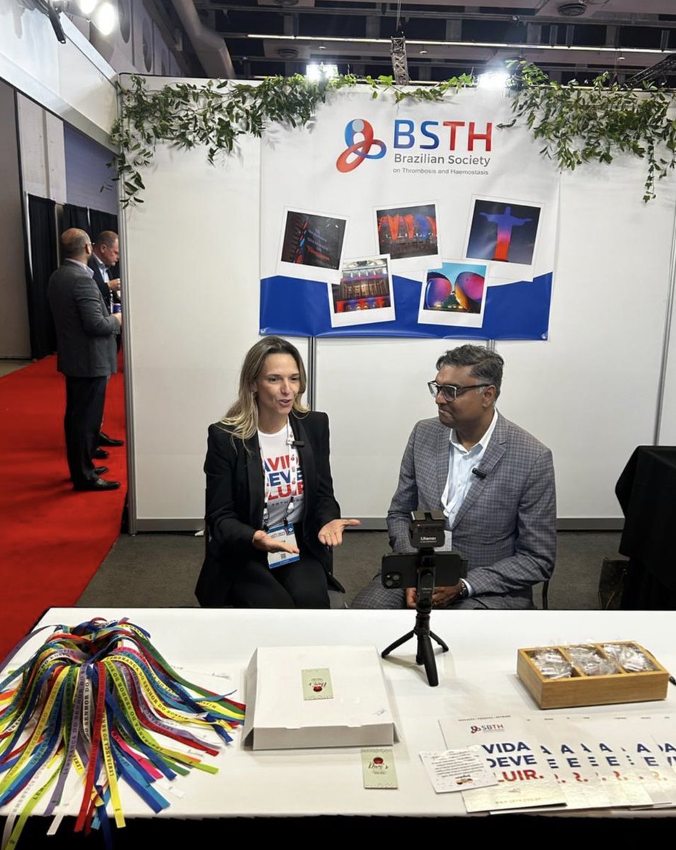 md_arianemacedo's tweet photo. Thank you for sharing your valuable insights about ISTH 23 with us, and above all, for doing it in such an honorable, available and kind way Professor! @alok_khorana #ISTH2023 #SBTH https://t.co/y9NWu4iSo8