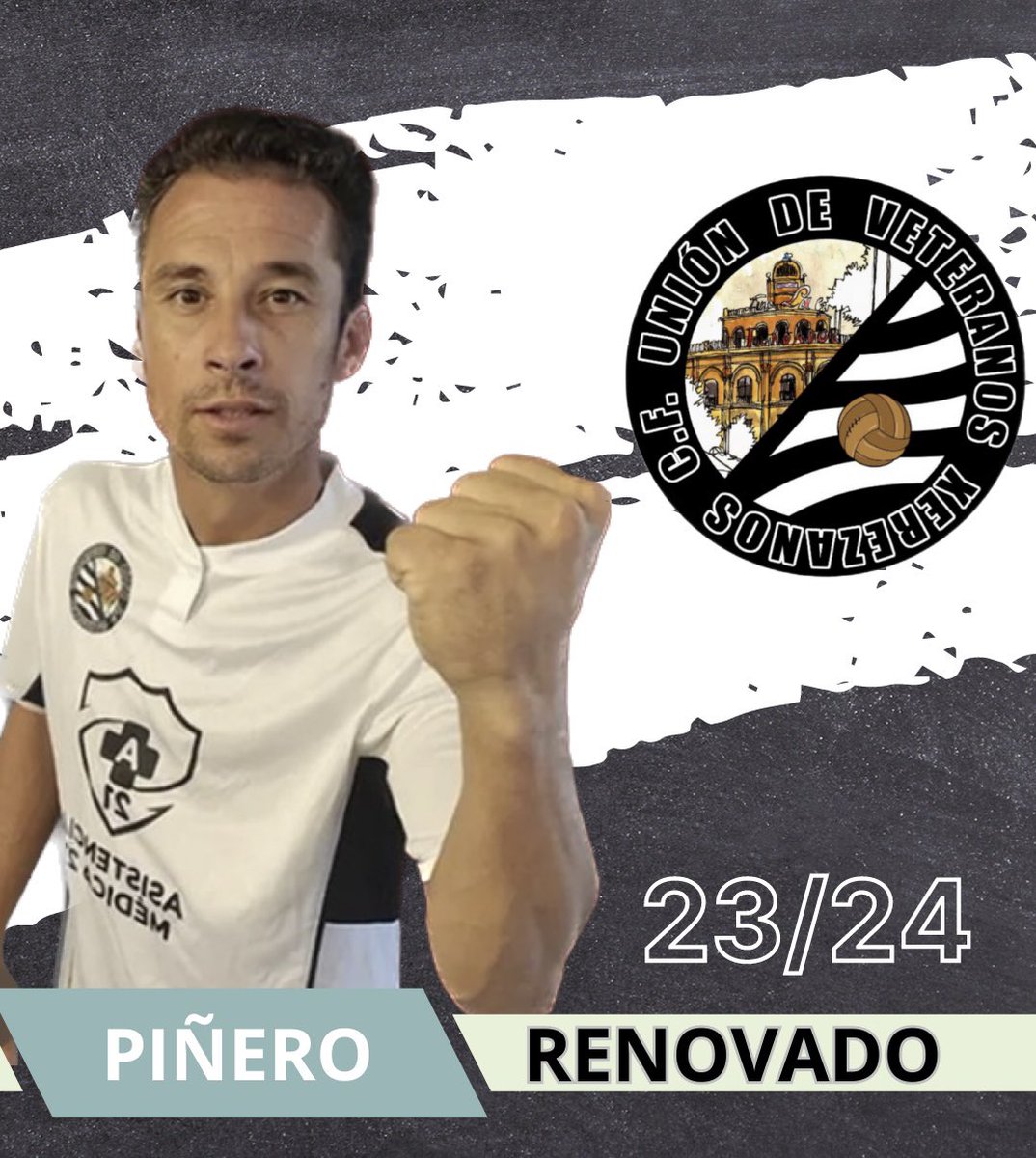 ⚪️⚫️ OFICIAL-  Nos complace comunicar la renovación de <a href="/lince198/">leo</a>   para la temporada 23/24.

#unionistas #uvxcf #uniondeveteranosxerezanoscf  #fútbolandaluz #futbolxerezano