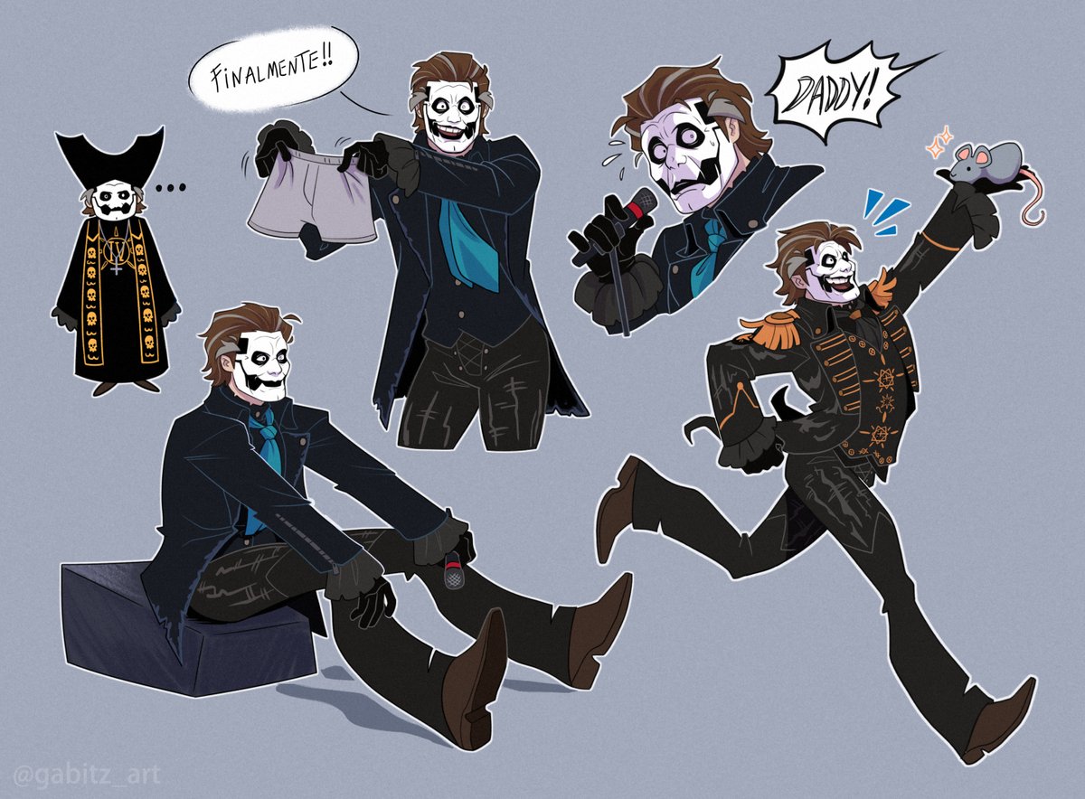 Gabitz_Art's tweet photo. Some drawings inspired by stuff that happened in the european leg of the ReImperatour😆 #thebandghost https://t.co/VOSaEDcDRr