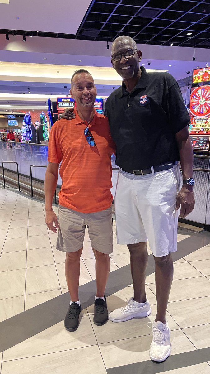 It’s always a good time to run into my good friend 2x <a href="/chicagobulls/">Chicago Bulls</a> champion, @News531L in the <a href="/CityOfLasVegas/">City of Las Vegas</a> as 2023 <a href="/TBLproleague/">TBL</a> Summer League Series gets underway. #adifferentleague #broasdstsouth