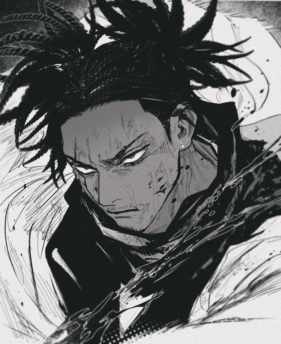 MikeSins3's tweet photo. "There is no god, only me.” #oc #jjk #Procreate https://t.co/ZR1D0GckRL