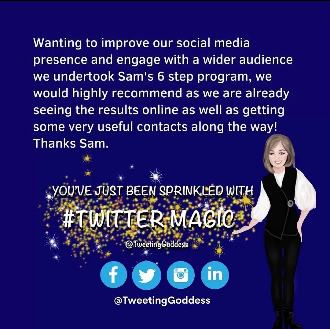 Stand out online. I can raise your profile and show you how to get real results, leads and sales from your efforts on Twitter and LinkedIn! Show that you are the go to expert in your niche. My 6 week program works! Let's have a chat! tweetinggoddess.com/6-step-transfo…