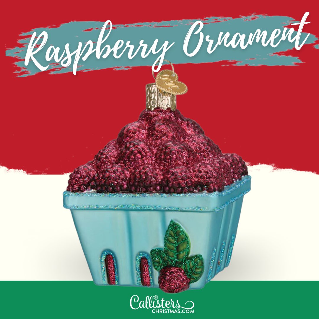 This beautiful glass Carton of Raspberries Ornament is a fun way to remember your garden and raspberry picking each Christmas as you decorate your tree. 

callisterschristmas.com/products/carto…
 
#raspberries🍇 #pickingraspberries #raspberrypicking #raspberry #callisterschristmas