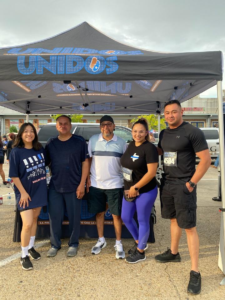 DPDUnidos's tweet photo. RUN FOR THE BLUE 2023 was a great success. Seeing our Police Chief running in full gear was the icing on the cake. 

#blueguardianfoundation #runfortheblue #dallaspdunidos https://t.co/JRbSWLmGW1