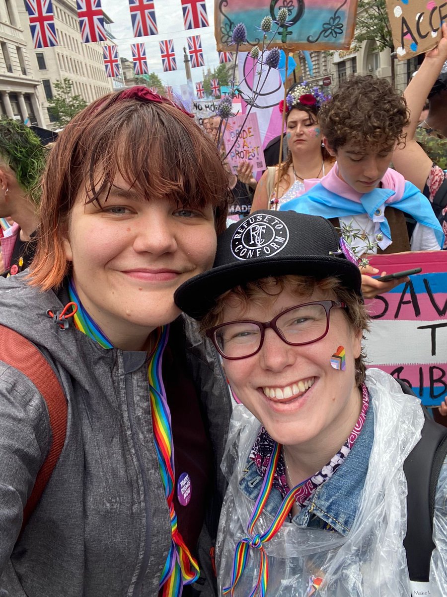 Always an ally! 
I am so glad I could be there, what an inclusive supportive atmosphere 🏳️‍⚧️🏳️‍🌈🏳️‍⚧️
 #TransPride #ProtectTransKids #TransRightsAreHumanRights