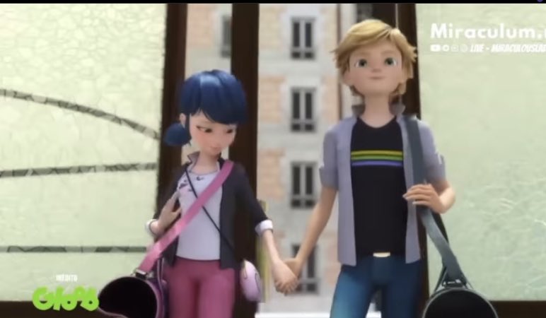therealadynoir's tweet image. All the times #ADRIENETTE held hands in s5 
A thread 🧵 (much needed) - not in order
1/7
#MLBS5 / #MLBS5Spoilers