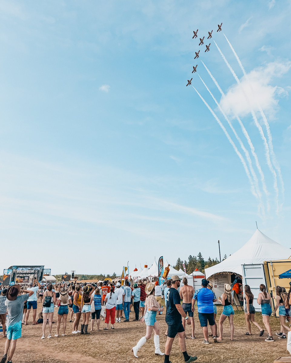 The @cfsnowbirds putting on a show for y’all ✈️