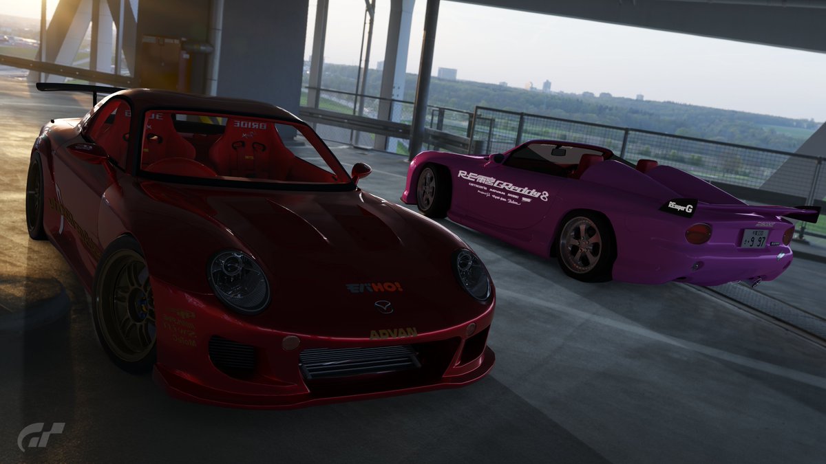 somehow figured out how to port modelsl into gran turismo but some stickers are glitching #GranTurismo #gt7 #blender3d