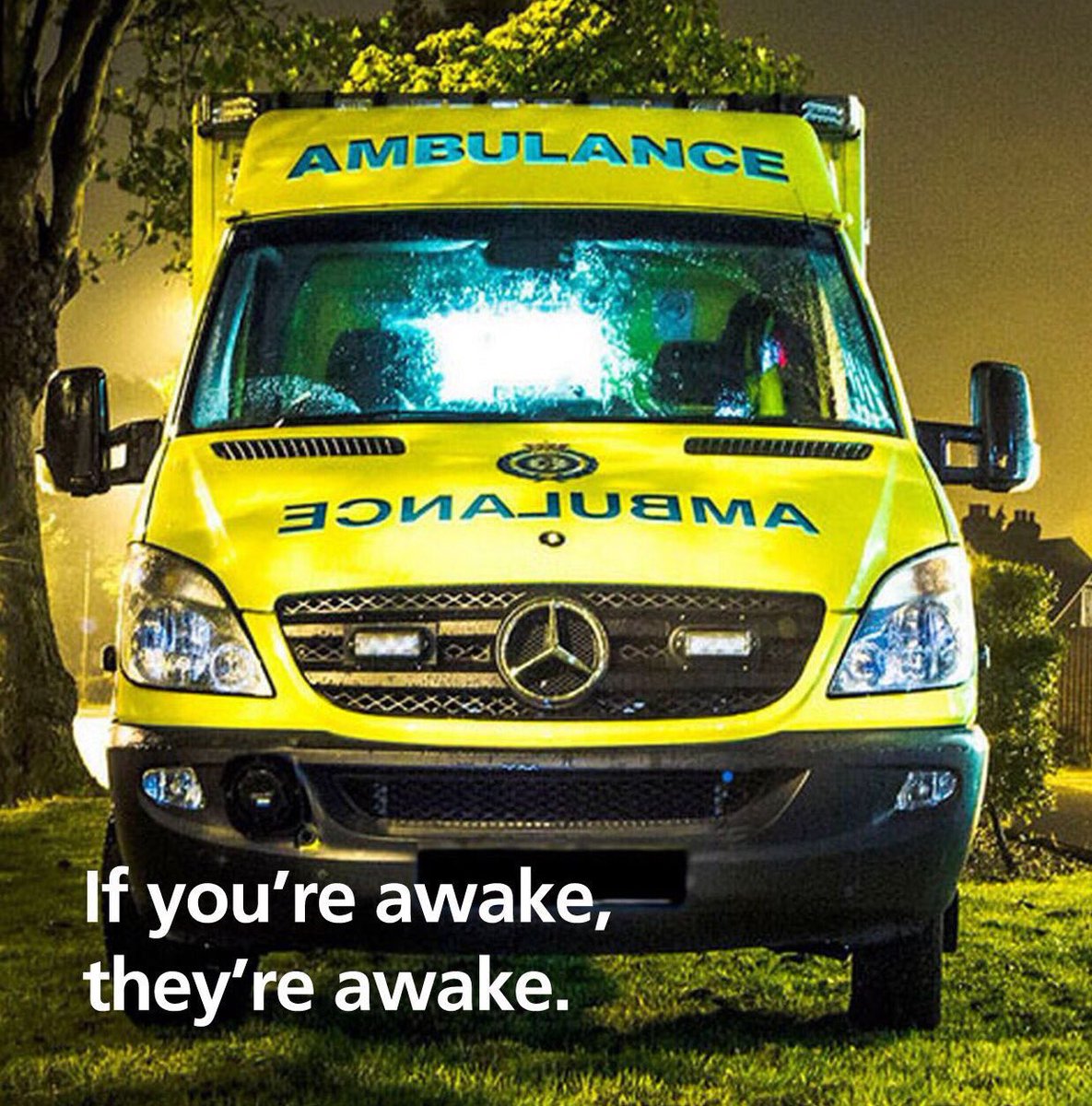 Please RT for all the paramedics and ambulance staff who are working tonight. We really could not be more grateful you are there.