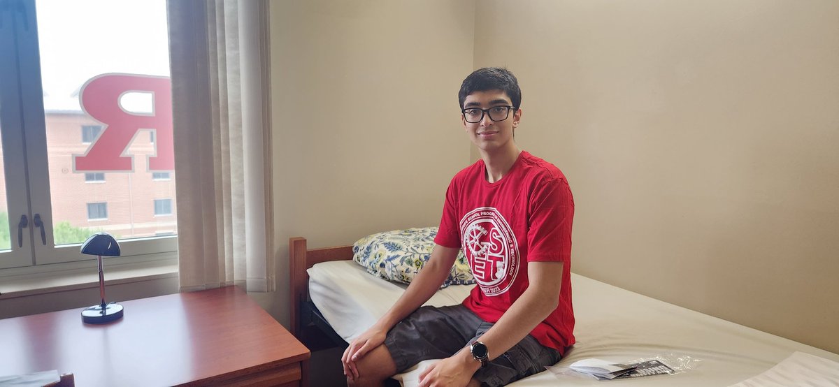 Dilnaz76's tweet photo. Off he goes!!! His home for the next 3 weeks. Farhaan, enjoy your Governor's School of Engineering and Technology. Make lots of friends, create wonderful memories, and make the best of this excellent opportunity ❤️ lots of love and best wishes ❤️ https://t.co/YgrpjDD7Im