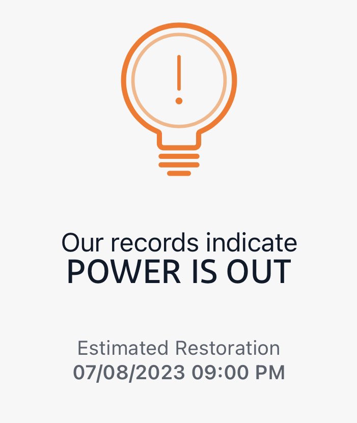 edsfuncade's tweet image. Atlantic electric just updated their site to a 9 PM restoration for the island of Wildwood