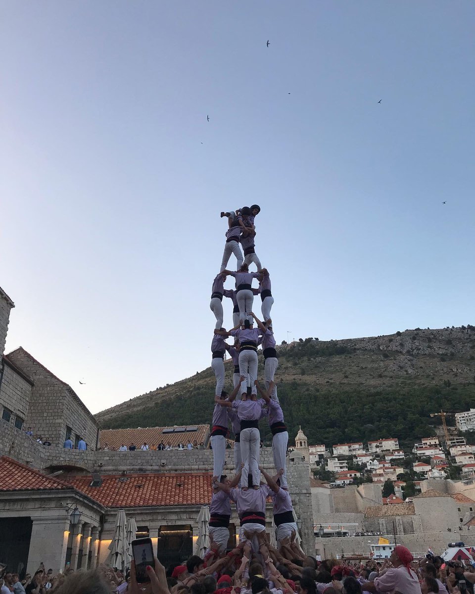 Castell - Human Tower from Catalonia in Dubrovnik
@humantowers 😍
📷Srđana