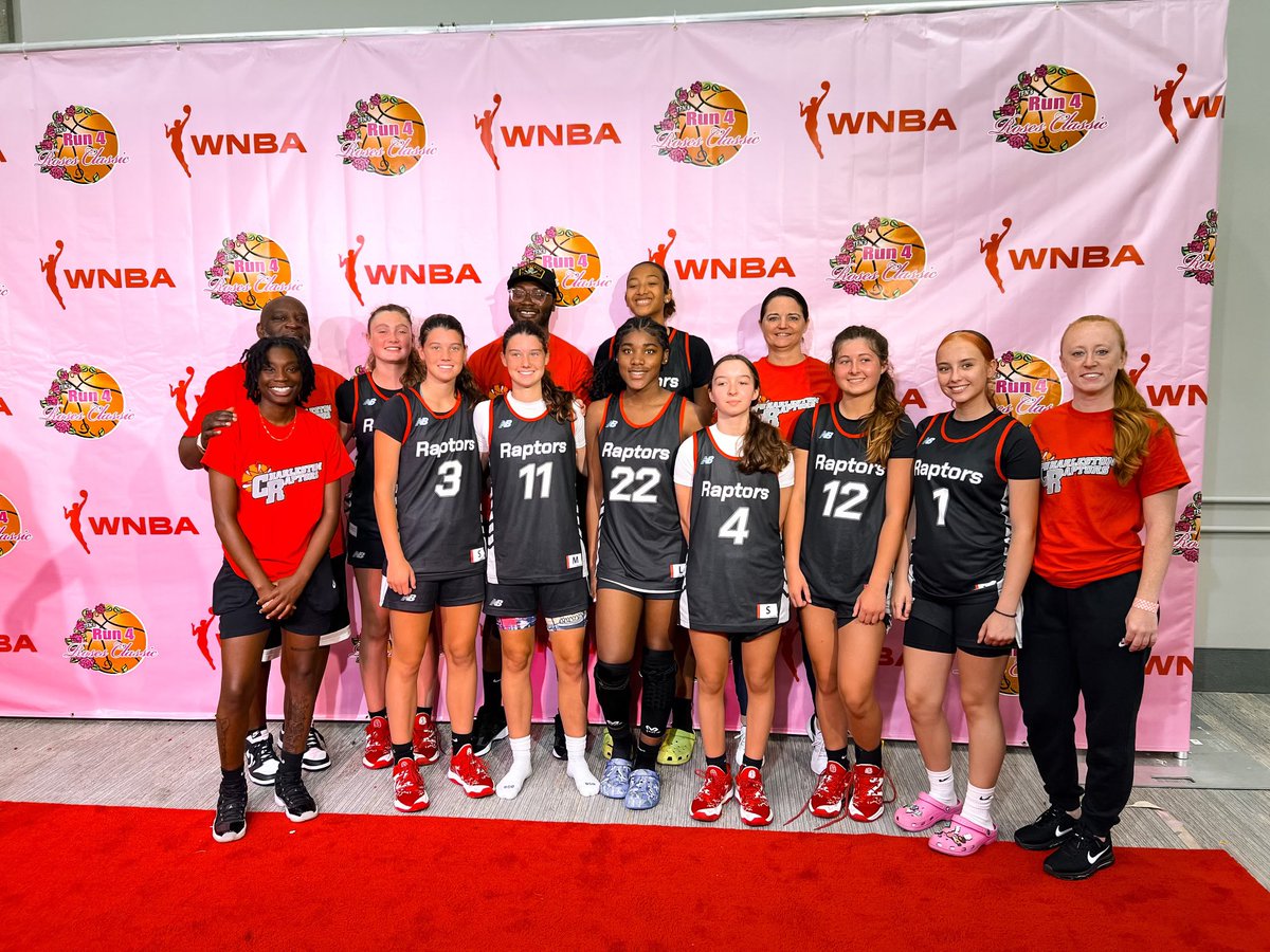 Great showing at Run 4 Roses in Louisville, KY for Charleston Raptors U15. Finished the summer with a record of 12-3 for the last 3 tournaments. Go Raptors!