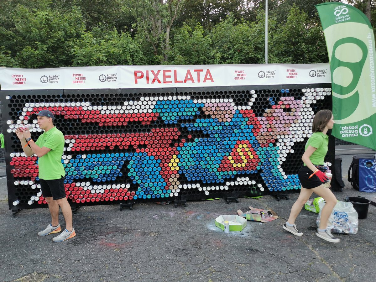 Jacek_Wodzislaw's tweet image. Update #MęskieGranie #PixelCan #Pixelata #Warszawa #Warsaw #Puszki #Recykling #Recycling #MetalRecyclesForever #MetalRecyklingbezKońca #Cans #Aluminium #KażdaPuszkaCenna #EveryCanCounts #Recal #FundacjaRecal #RecalFoundation  #Supermoce