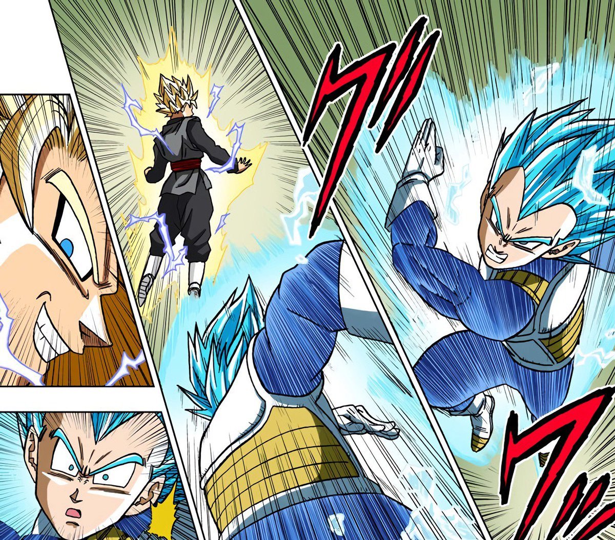 Dragon Ball Manga Panels on Twitter "Super Saiyan Blue Vegeta Battles