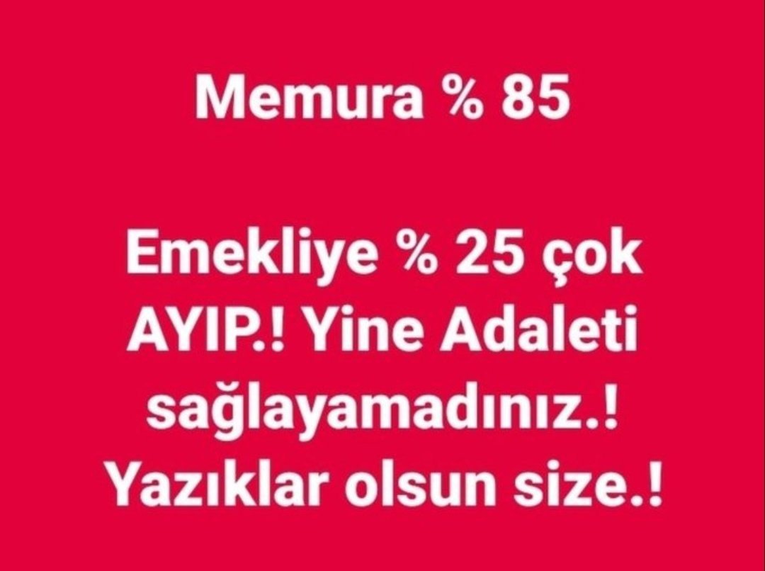 GltenTurkylmaz's tweet photo. #SadakaDegilZamİstiyoruz 
#Emekliye
#EmekliyiKÖKtenÖldürdünüz https://t.co/uCS3m1JJqo