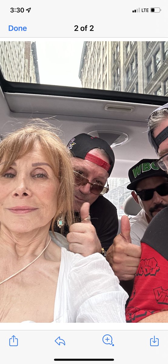 ZENAPRCHAMP's tweet photo. Live #NYC #Gleasons gym charity ,,,,  #Queen @jilldiamondWBC @wbccares #WbcCares and the champ 5X car selfie. Booom @wbcmoro  ❤️🥊🥊🌎 ,,,,,  #art #WBC media and more head out if your in #NEWYork @GleasonsGym 😎😝 #Charity #Boxing #inspiration #SaturdayVibes ❤️@5XPAZ #Paz https://t.co/YOT7pqjvwx