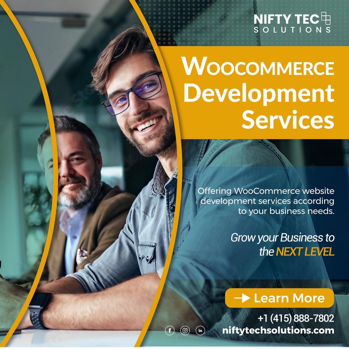 niftytechsol's tweet image. Unlock the power of e-commerce with our WooCommerce development services! 🛍️💻✨ From seamless online stores to customized shopping experiences, we&apos;ll build a robust platform that drives sales and growth. Let&apos;s elevate your e-commerce game together! 💼🌟

#WooCommerceDevelopment