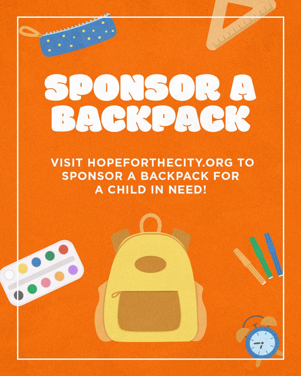 HopeForTheCity_'s tweet photo. Hope For The City in partnership with the community is collecting backpacks &amp; school supplies to help students in need across the Vegas Valley &amp; beyond!
We need your help! https://t.co/dSmsZB2lK7