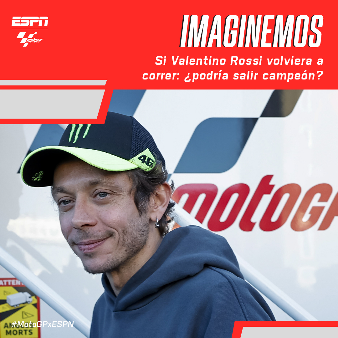 MotoGP_ESPN's tweet photo. ¿Crees que Valentino #Rossi si decide volver a competir sería campeón? 👀🔥 https://t.co/FvAlqkCmfO