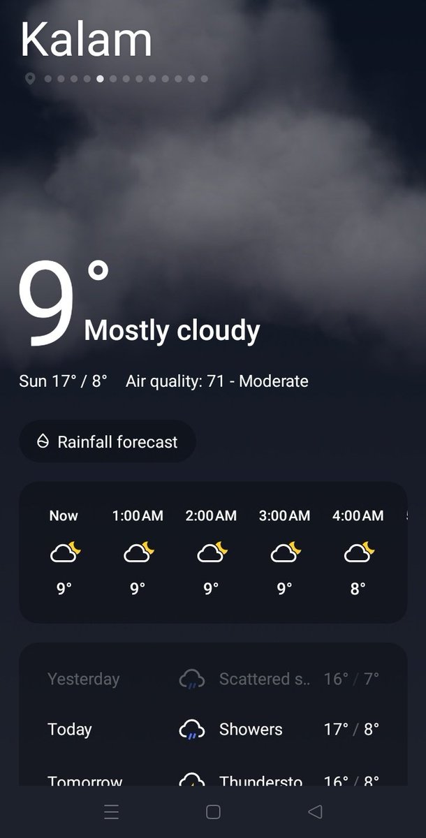 RegalKalam's tweet photo. Weather right now https://t.co/zYpMbtswe1