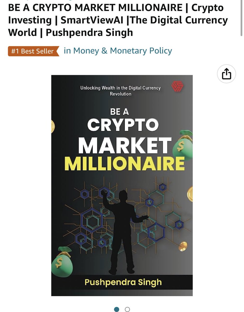 Thanks my lovely crypto community, now our book 📕 became best seller on Amazon.

I never thought this will happened.

Once again thanks for entire crypto community and my all lovely friends/influencers.