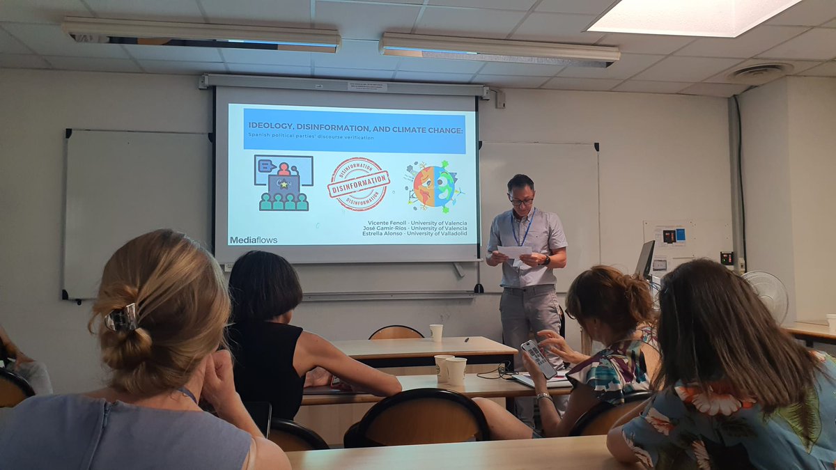 Vicent Fenoll (@vicentfenoll) on Twitter photo #ClimateIAMCR | <a href="/grupomediaflows/">Grupo Mediaflows</a> Ideology, disinformation and climate change in Spanish political parties' discourse. With <a href="/jose_gamir/">José Gamir Ríos</a> and Estrella Alonso #ClimateIAMCR | <a href="/grupomediaflows/">Grupo Mediaflows</a> Ideology, disinformation and climate change in Spanish political parties' discourse. With <a href="/jose_gamir/">José Gamir Ríos</a> and Estrella Alonso