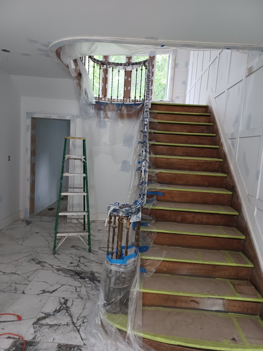 Paul_F_Sinn's tweet photo. #Detroit #BostonEdison work in progress. https://t.co/2V8U1cPpEV