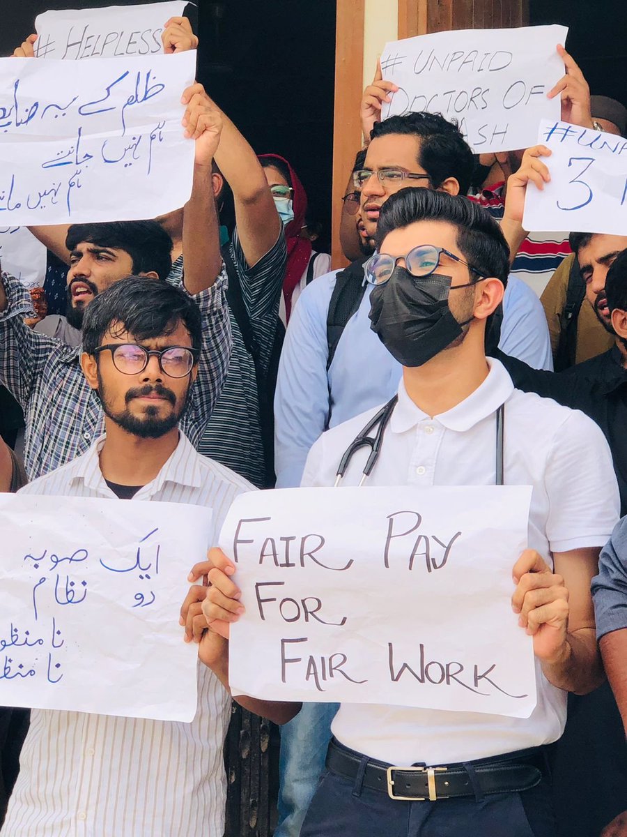 _khurramImam's tweet photo. @KamranTessoriPk Abbasi Shaheed Hospital is the biggest tertiary care hospital under KMC and yet its doctors are unpaid since past 3 months. We need your attention on this.
#unpaidfor3months #ASHUnpaidDoctors #ashhouseofficers #unpaidhouseofficers  #AbbasiShaheedHospital 
@murtazawahab1 https://t.co/gPAkr5UfCD