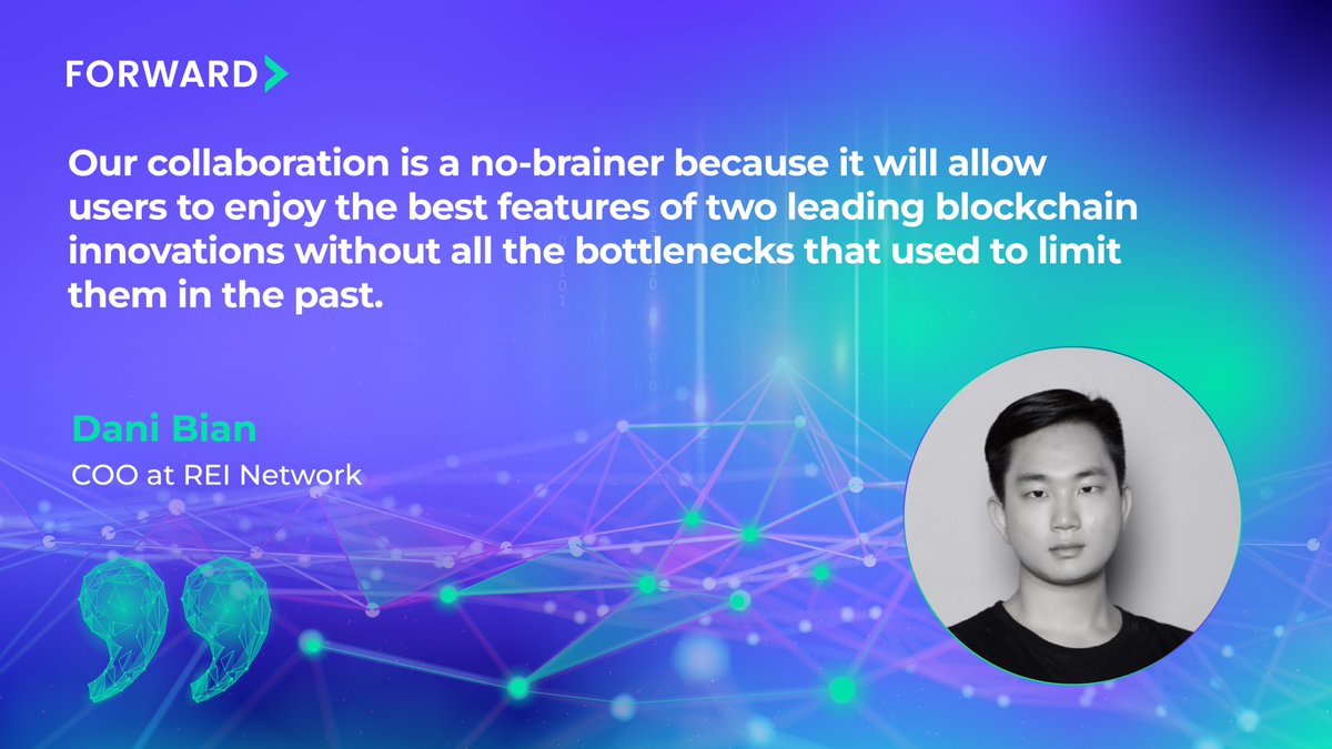 ForwardProtocol's tweet image. Quote of the week 💡

When we move #Forward together, success is certain. 🎯

🔖 This week, we are inspired by the words of Dani Bian, COO at @GXChainGlobal. He reminds us that we unlock #BlockchainPotential when we join forces to deliver the ultimate solutions for our users. 💯…